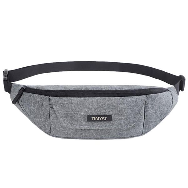 

waist bags tinyat men bag functional pack casual belt pouch for phone money 3 pockets large canvas fanny