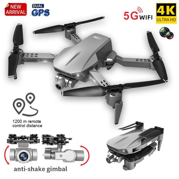 

drone 4k professional hd camera aerial pography foldable quadcopter two-axis anti-shake gimbal 1200m rc plane drones