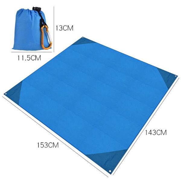 

153*143cm outdoor portable picnic ground mat mattress camping waterproof beach blanket pads