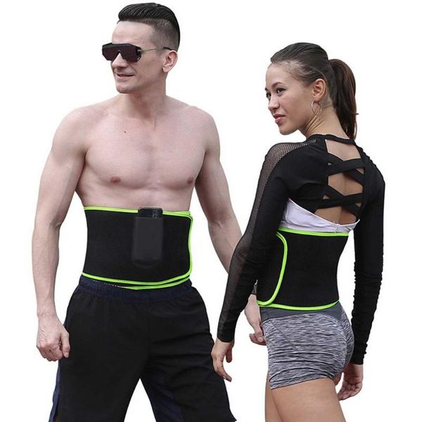 

waist support fitness sports back belts sweat belt trainer trimmer musculation abdominale safety factory, Black;gray