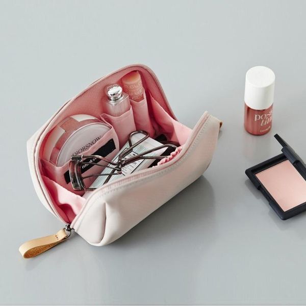 

storage bags portable travel set cosmetic mini wash bag organizer women's toiletry makeup zipper waterproof lipstick handbag wallet
