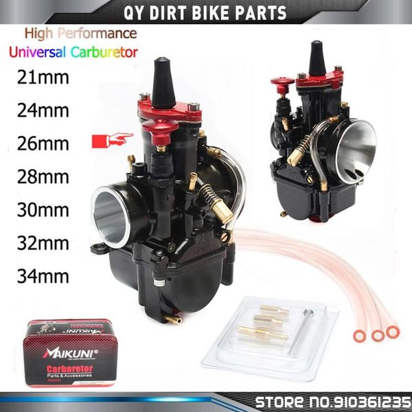 

motorcycle fuel system high performance carburetor pwk 21 24 26 28 30 32 34 mm carb for 50 to 300cc atv quad scooter dirt bike