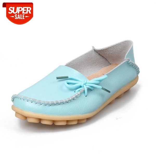 

flats women genuine leathe shoes moccasins mother loafers soft slip on leisure flats casual female driving ballet footwear #yx9y