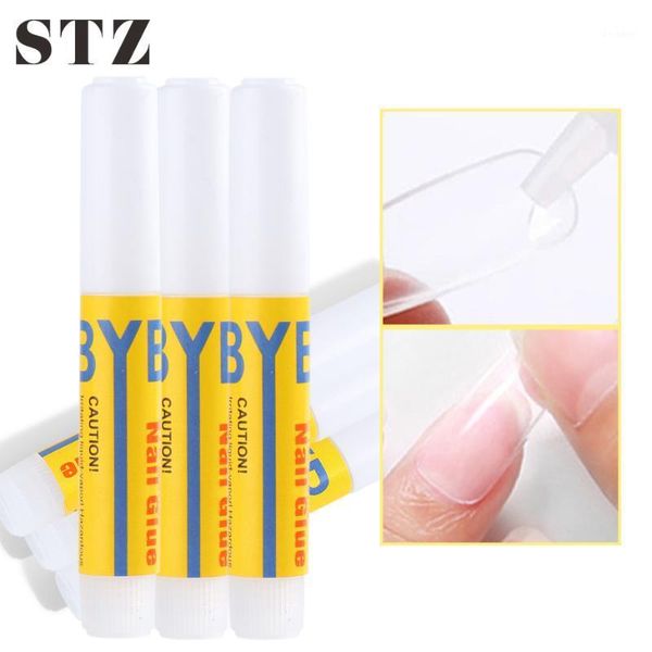 

fast drying nail glue for false french tips rhinestones gel polish super strong adhesive acrylic art tools manicure #18861