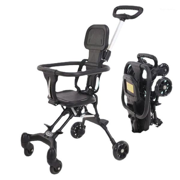 

strollers# lightweight baby stroller travel trolley four wheels foldable infant toddler pram wheelchair 6m-6y1