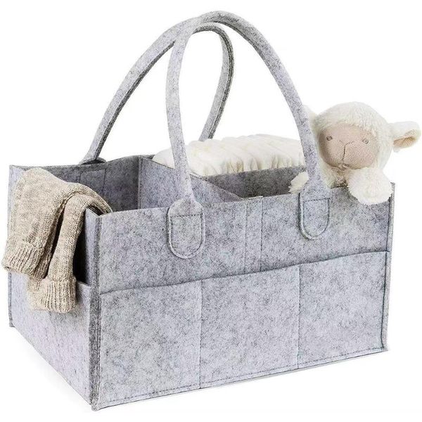 

storage bags baby diaper caddy organizer portable nursery essentials basket for changing table clothes toys