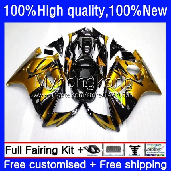 Carroçaria para Honda CBR600FS CBR600 F2 CBR600CC 91-94 Corpo 34No.140 CBR 600F2 600 F2 FS CC 600cc 600FS Golden Black 1991 1992 1993 CBR600F2 91 92 94 Kit de Feira