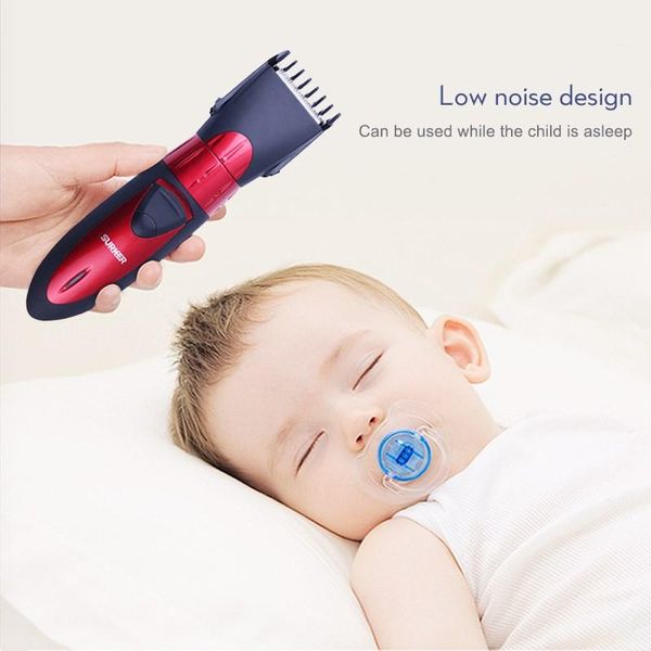 

low noise hair clipper rechargeable waterproof trimmer professional clippers stainless steel blade for men's shaving machine 45d