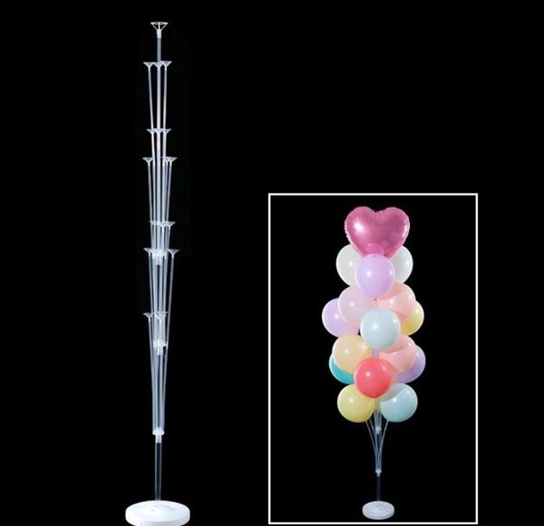 

party decoration 100sets tubes table balloons stand holder base support rod bracket birthday air ballon kids baby shower wedding