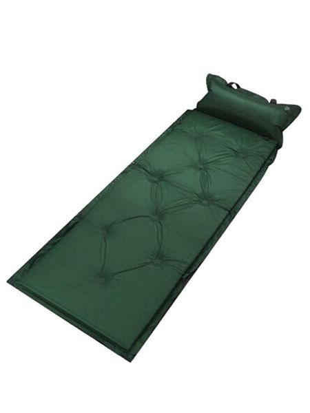 

outdoor pads inflatable pillow air mattress self inflating camping roll mat sleeping bed bag pad picnic beach sand