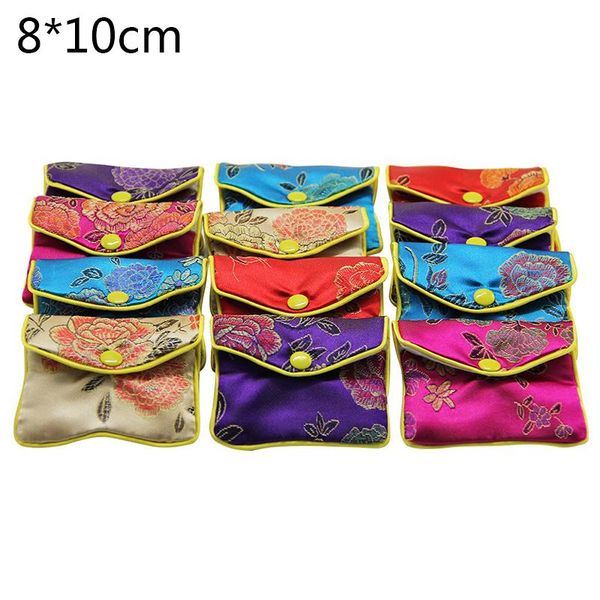 

storage bags pendants pouch gift kit chinese ladys silk coin zipper small