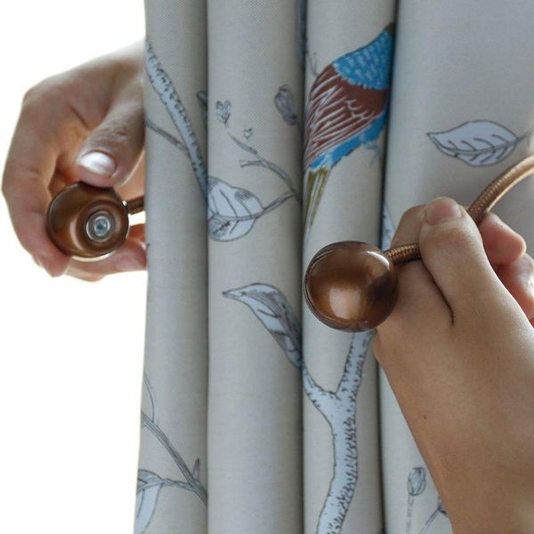 

other home decor wooden ball magnetic curtain clip curtains holders tieback buckle clips classic tie back accessories
