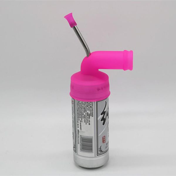 

skinny can beer snorkel party bar tool chug a for game drinking straws