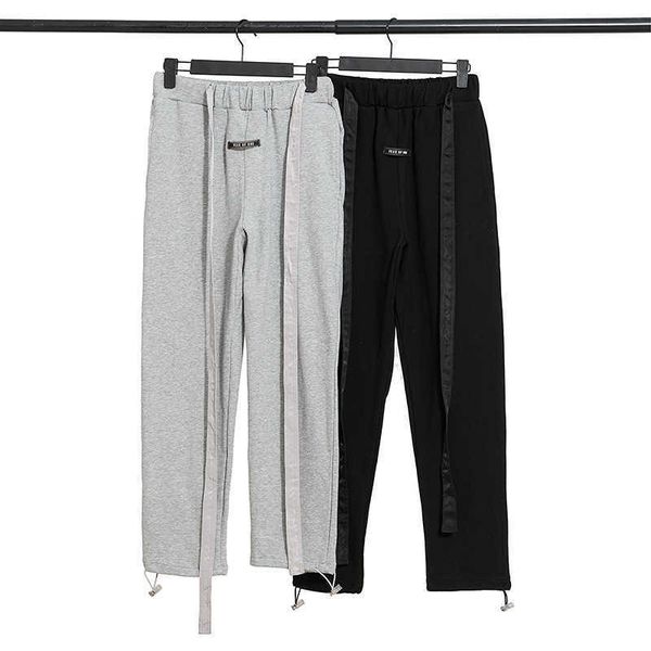 

season 6 main line fog ribbon elastic leggings sports pantsyd39, Black