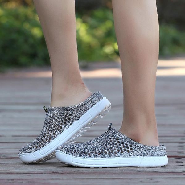 

women summer cool breathable shoes beach slippers jelly home flat female girl walking antislip sandals, Black