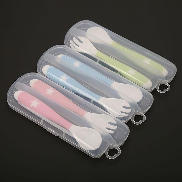 

storage bottles & jars 5pcs baby double spoon box silicone dustproof pp plastic case for home travel (no spoon)