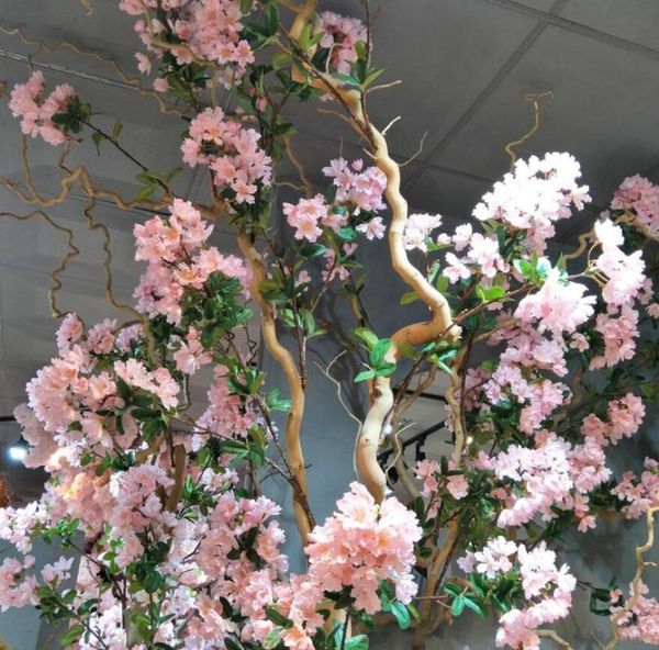 

20pcs artificial jakaranda branch flower string for plant wall wedding archway props home al office bar decorative flowers & wreaths