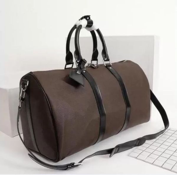 

32 women's men crossbody duffel bags tote real leather 50 55cm luggage should bags