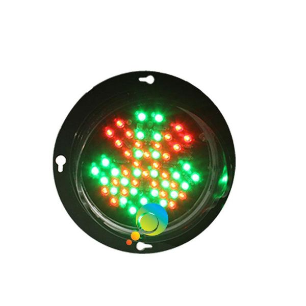 

red cross green arrow led traffic module for road saffty light