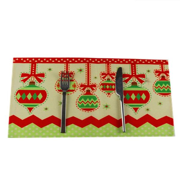 

year christmas series insulation placemats thicken table mat for home holiday decorations s55 mats & pads