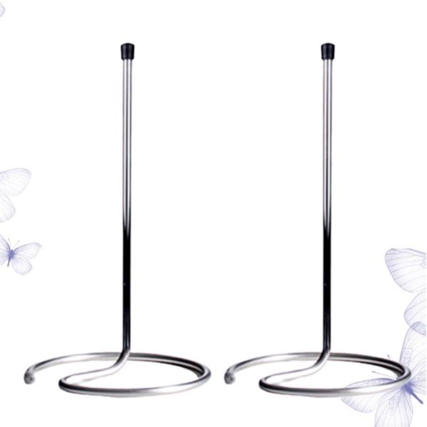 

kitchen storage & organization 2pcs wine decanter drying rack drink glass quick dry shelf bottle carafe drain holder invert for home
