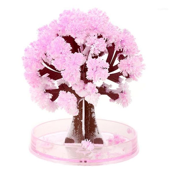 

christmas decorations crystal growing sakura paper tree cherry novelty toy1