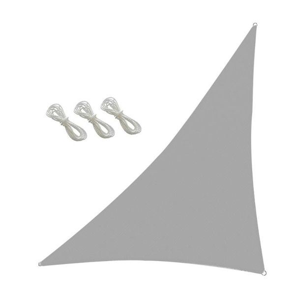 

shade triangular sail suncreen awning oxford cloth easy install outdoor garden waterproof printing with 2m*3 rope uv block