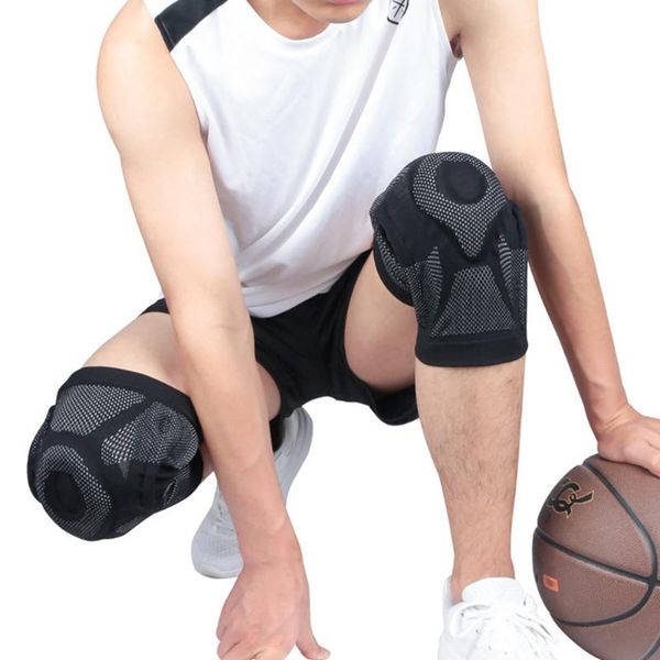 

elbow & knee pads summer thin breathable sports compression protection patella leg cover outdoor basketball football anti-collision, Black;gray