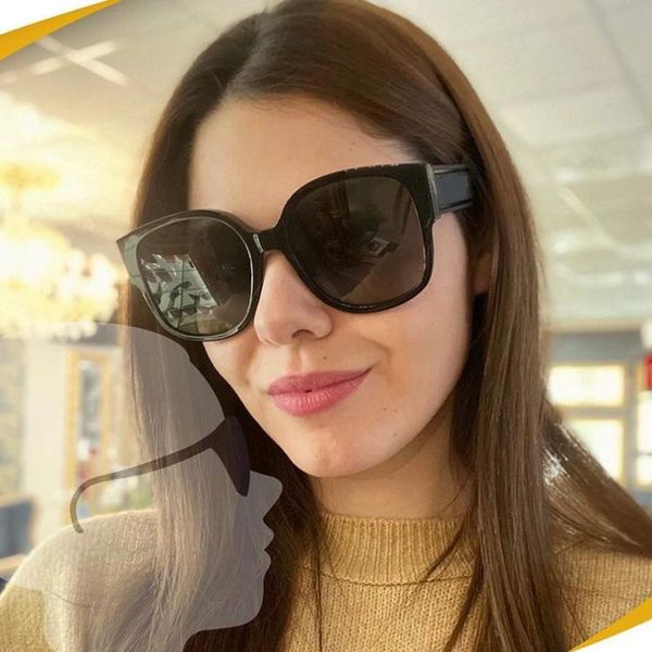 

sunglasses square acteate frame women fashion style grey lens, White;black