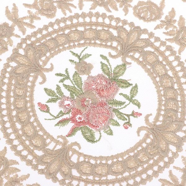 

mats & pads 1pcs for dining table embroidery craft placemat european style lace insulation plate mat anti-scald