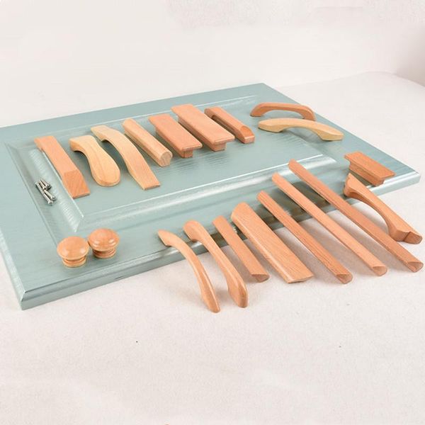 

handles & pulls 2pcs/lot modern furniture solid wood home wardrobe door knob dresser drawer hardware accessories knobs and handle