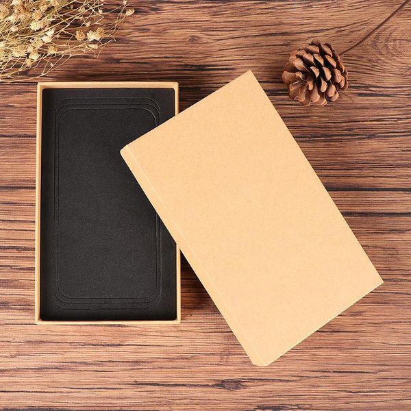 

10pcs/lot phone case paper cardboard box with lid hard gift mobile packaging wrap