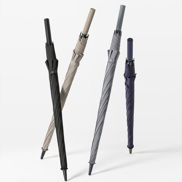 

umbrellas automatic outdoor umbrella mountaineering windproof large long handle rain men parapluie gear df50ys