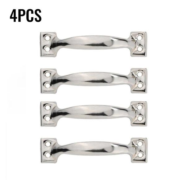 

craft tools silver cabinet handles 120*27*26mm 4/8* cupboard doors drawers dresser