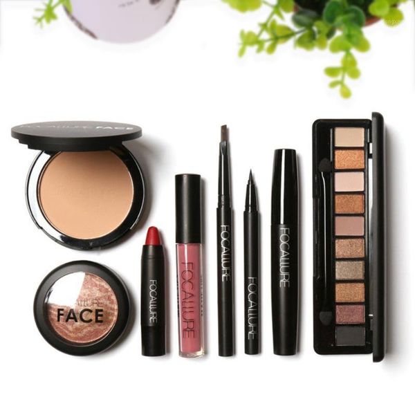

8pcs/set makeup set kits blusher eyeliner mascara women lady beauty1