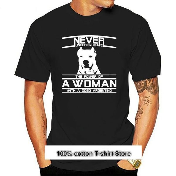 

men's t-shirts men t shirt dogo argentino power funny gift women t-shirt, White;black