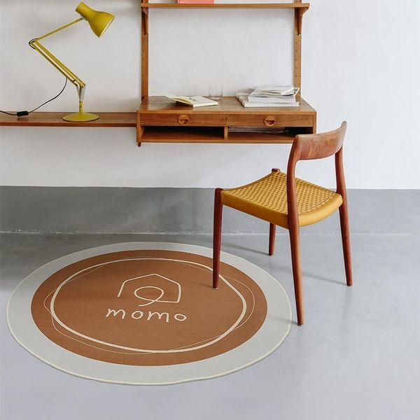 

carpets modern style round shaped ins art area rug , decorative abstract bedside carpet no hair floor mat