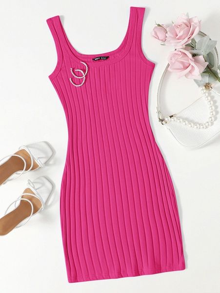 

rib-knit bodycon dress q6lx#, Black;gray