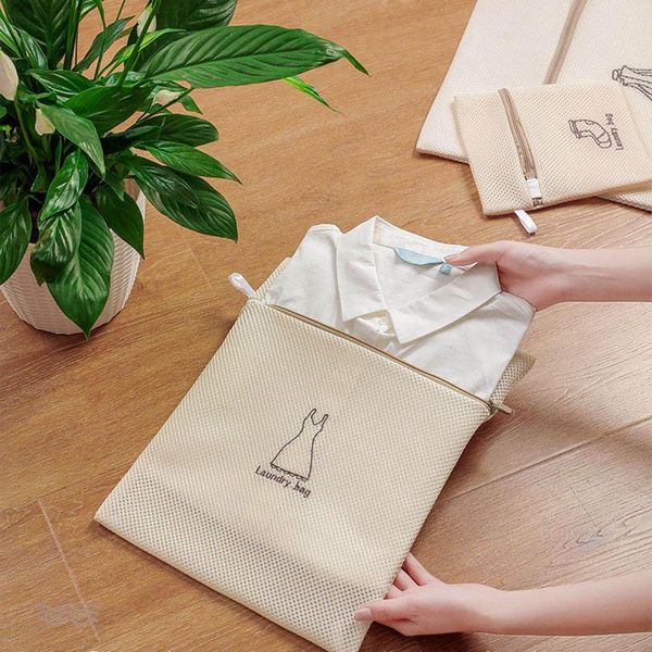 

laundry bags 1pcs bag bra underwear special storage beige thicken for machine wash multi purpose