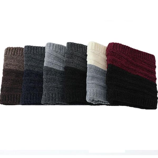 

scarves men and women keep warm thicken cold protection collars winter fake high collar bib, Blue;gray