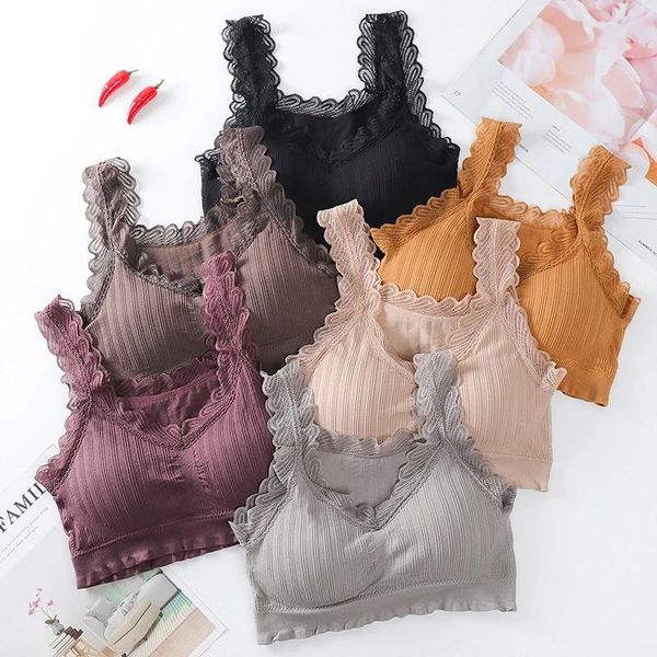 

lace bra women sport fitness crop yoga wear running seamless anti sagging wirebreathable sports vest outfit