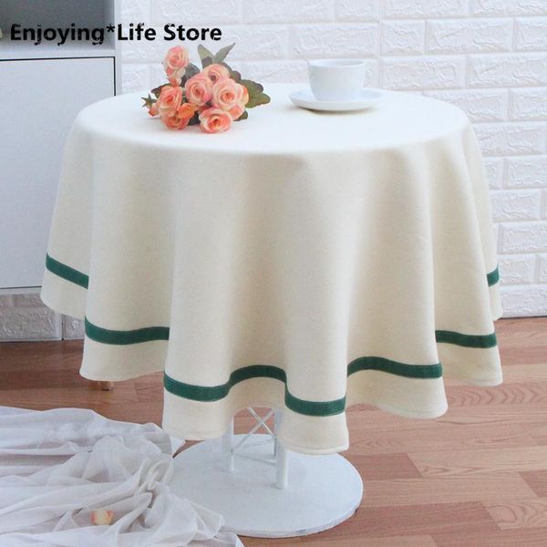 

table cloth solid round tablecloth thicken cotton linen cover for wedding party el luxury rectangular tablecloths