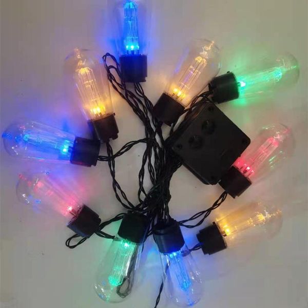 

strings led bulb lamp christmas day holiday decoration solar string lights outdoor waterproof garden courtyard landscape light