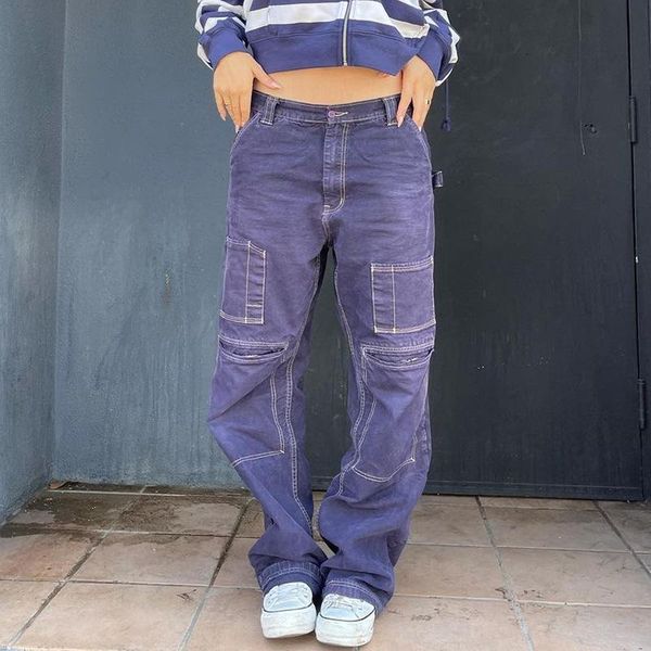 

women's pants & capris 2021 autumn and winter trousers high waist blue retro leggings fashion independent casual, Black;white