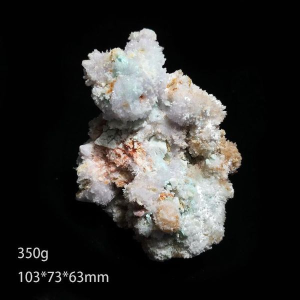 

decorative objects & figurines 350g b6-3 rare natural purple creedite mineral crystal specimen collectibles gifts ornaments from guizhou pro