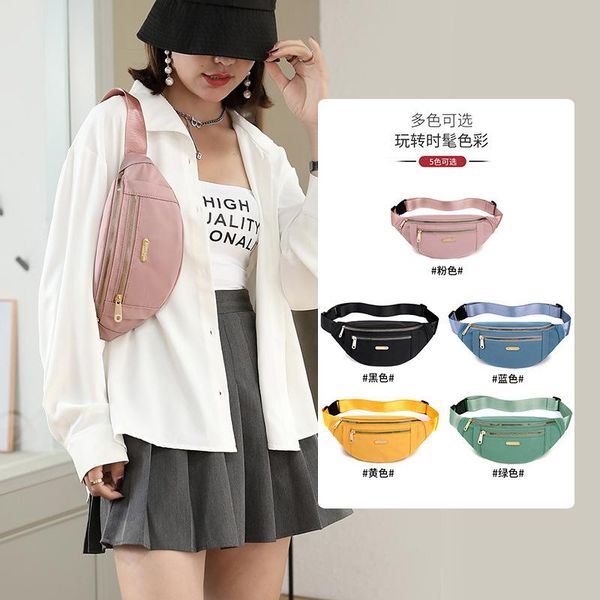 

waist bags women bag pack purse casual large phone belt pouch women's canvas travel fanny banana hip 3 pockets