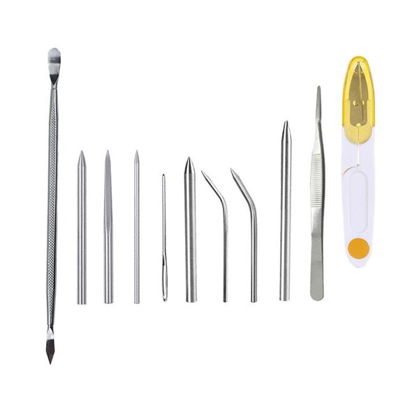 

4/9/12x knotter tools, fid paracord set stainless steel lacin outdoor gadgets