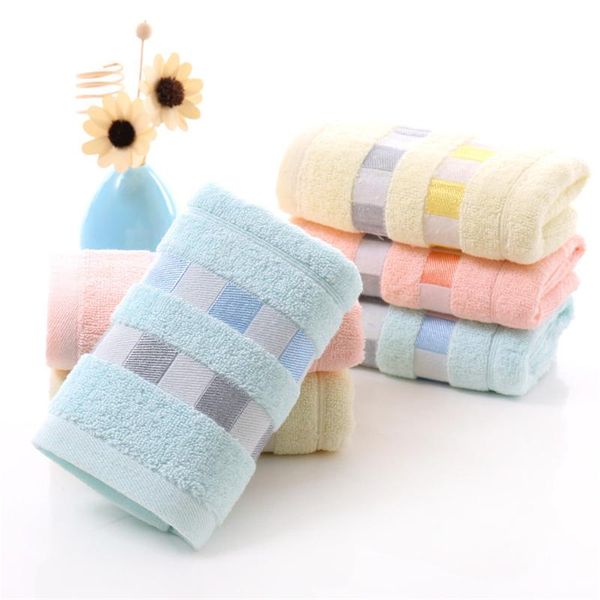 

towel 77 x 33 cm cotton solid color large thick bath bathroom hand face shower towels natural eco-friendly