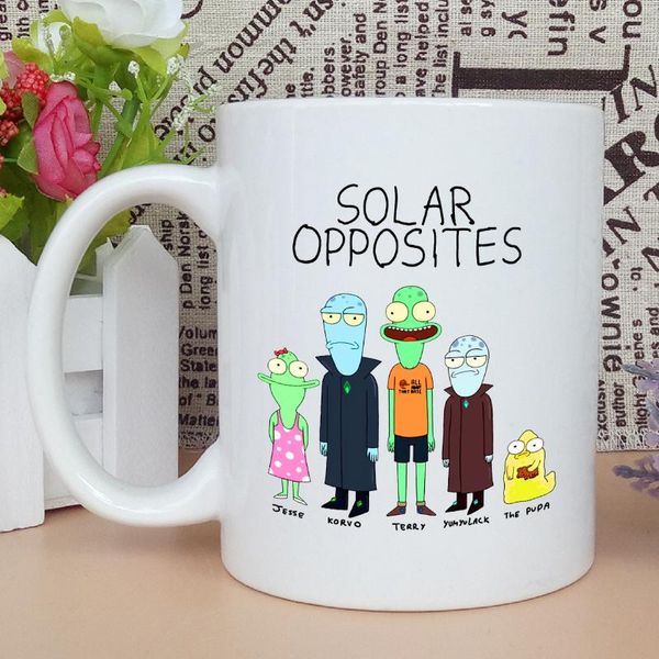 

mugs solar opposites funny anime graphic cup classic aesthetic art print customized premium mug coffee milk water cups