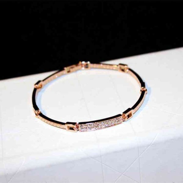 

bangle bracelets summer korean jewelry trend fashion simple full diamond temperament gold hand ornament female, Golden;silver